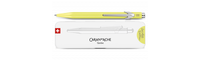 Caran D'Ache Ballpoint Pen 849 textured Fluorescent Yellow Pastel - Limited Edition