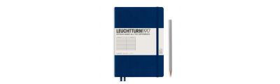 LEUCHTTURM1917 Notebook (A5) Medium Hardcover Ruled Navy Blue