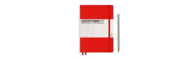 LEUCHTTURM1917 Notebook (A5) Medium Hardcover Dotted Red